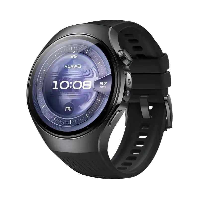 Huawei Watch 5 (RTS-AL00) - 46mm (Black Fluoroelastomer) image 1