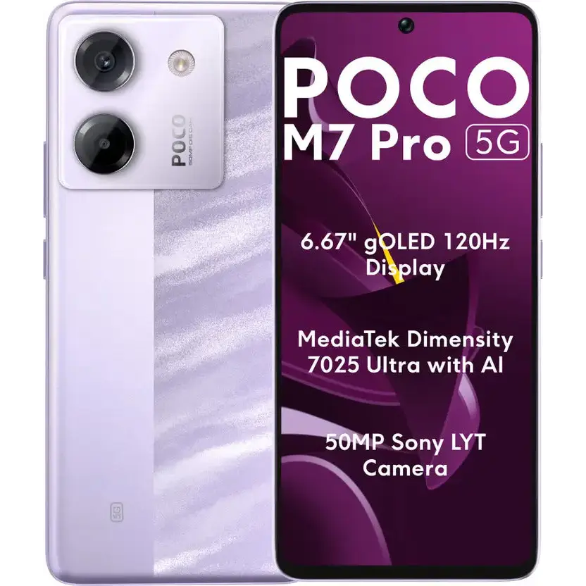 Xiaomi POCO M7 Pro Dual SIM, 8GB/256GB - Purple (Global) image 1