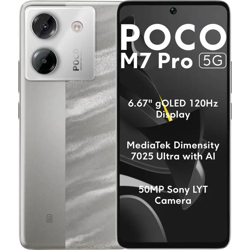 Xiaomi POCO M7 Pro Dual SIM, 8GB/256GB - Silver (Global) image 0